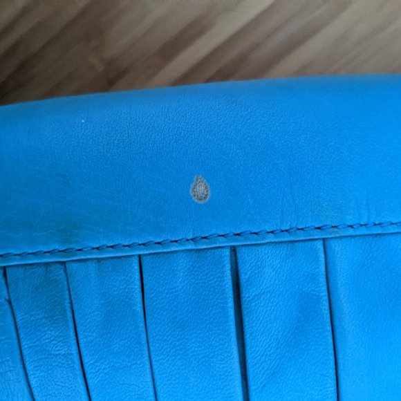 Botkier Leather Purse – Turquoise, Includes Dustbag - Picture 5 of 7